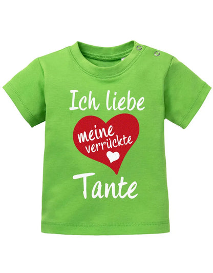 Ich liebe meine verrückte Tante - Baby Shirt
