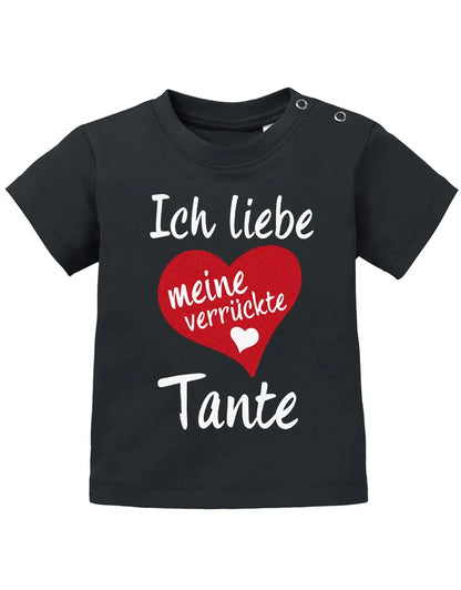 Ich liebe meine verrückte Tante - Baby Shirt