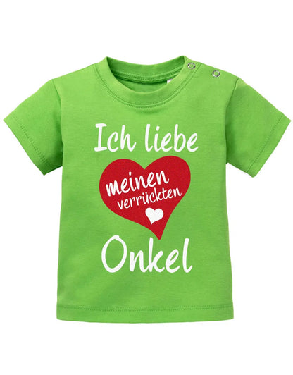Ich liebe meinen verrückten Onkel - Baby Shirt