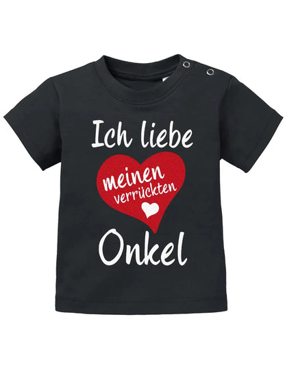 Ich liebe meinen verrückten Onkel - Baby Shirt