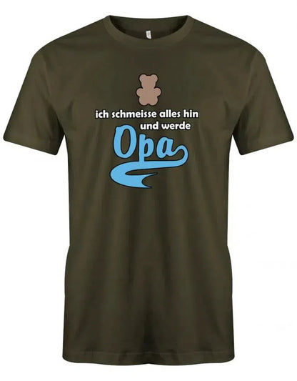 Ich schmeisse alles hin und werde Opa - Herren T-Shirt