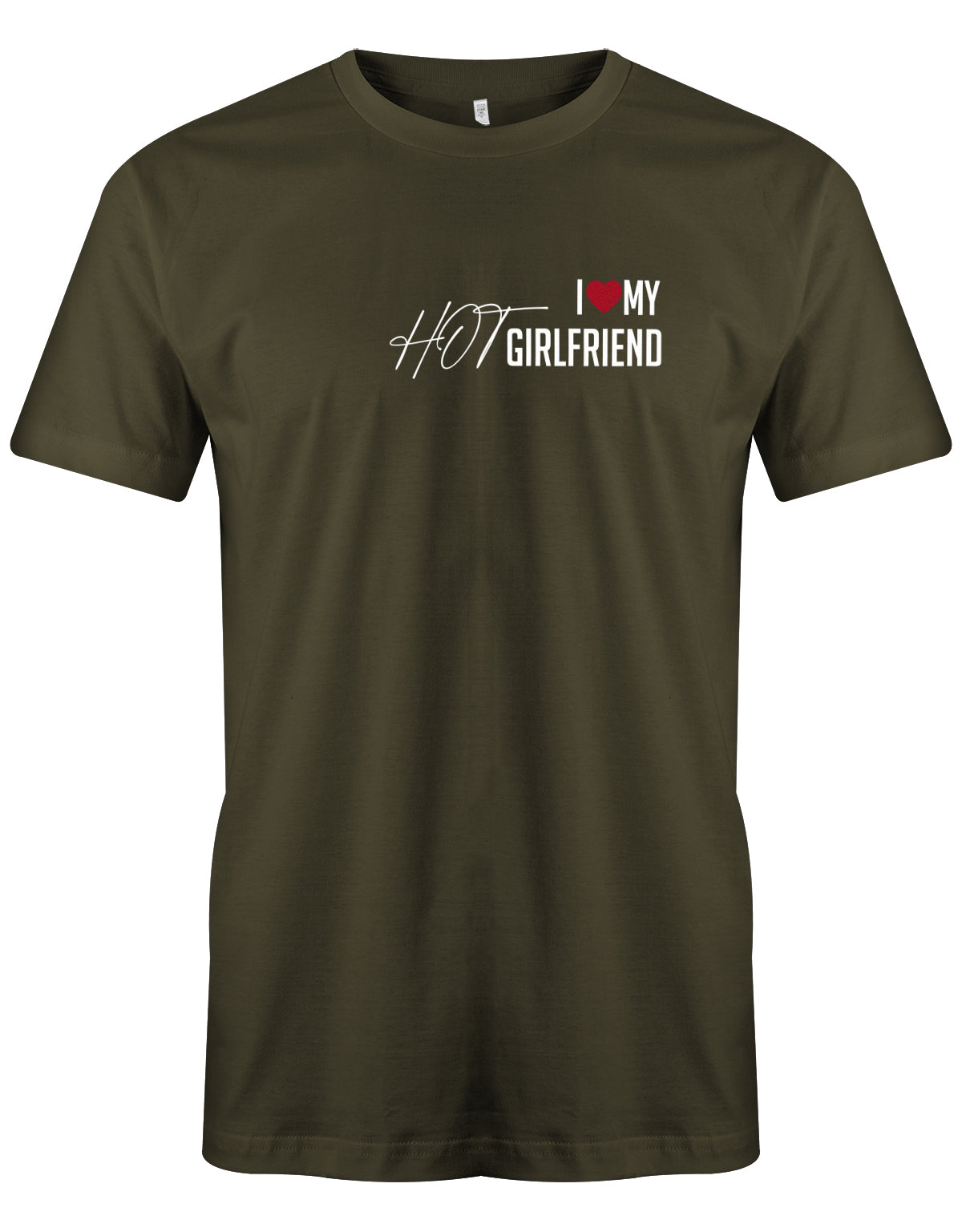 I Love my hot Girlfriend - Partner - Herren T-Shirt