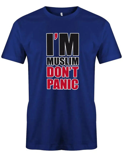 I´m muslim don´t panic - Herren T-Shirt