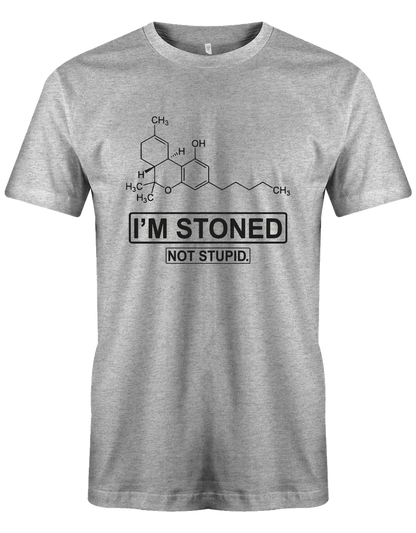 I´m stoned. Not stupid. Cannabis T Shirt - lustige Sprüche