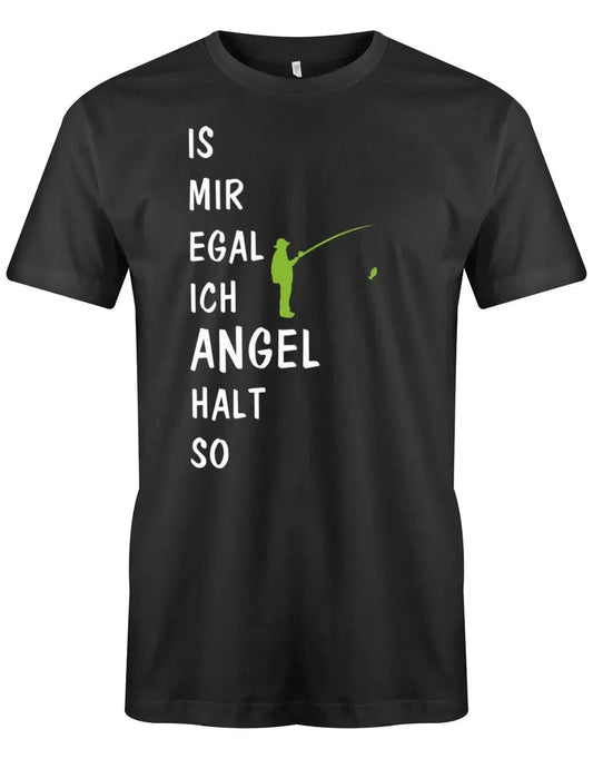 Kiwistar - T-Shirt - schwarz - Angler Angeln Evolution Motiv Bedruckt Kiwistar - T-Shirt - schwarz - Angler Angeln Evolution Motiv Bedruckt