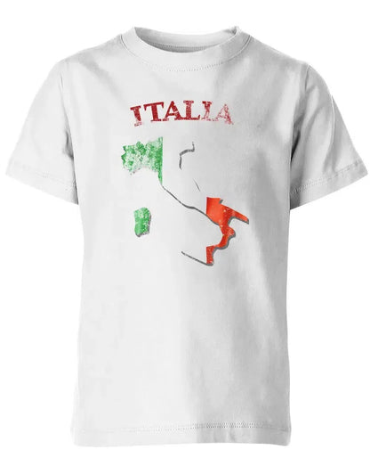 Italia - Vintage - EM WM - Italien Fan - Kinder T-Shirt
