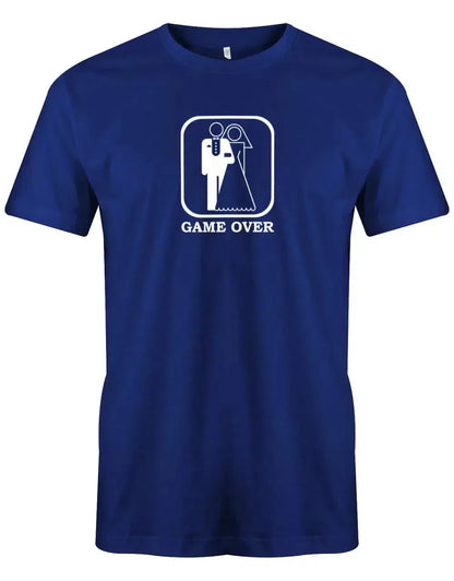JGA Shirt Männer - Game Over Braut und Bräutigam Toillettenmännchen