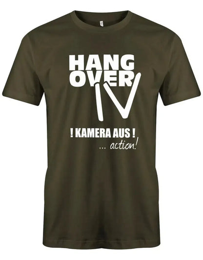 JGA Shirt Männer - Hangover 4 Kamera aus! Action.