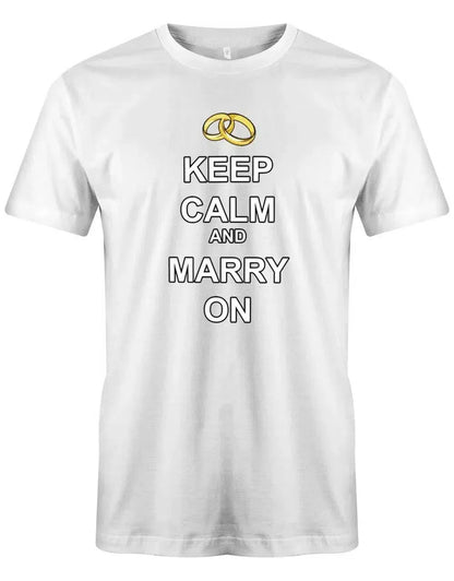 JGA Shirt Männer - Keep Calm and Marry on