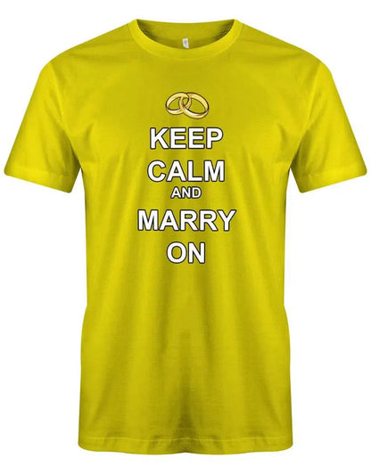 JGA Shirt Männer - Keep Calm and Marry on