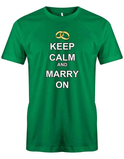 JGA Shirt Männer - Keep Calm and Marry on