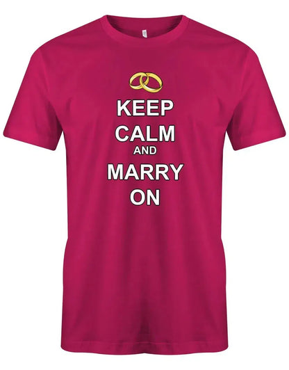 JGA Shirt Männer - Keep Calm and Marry on