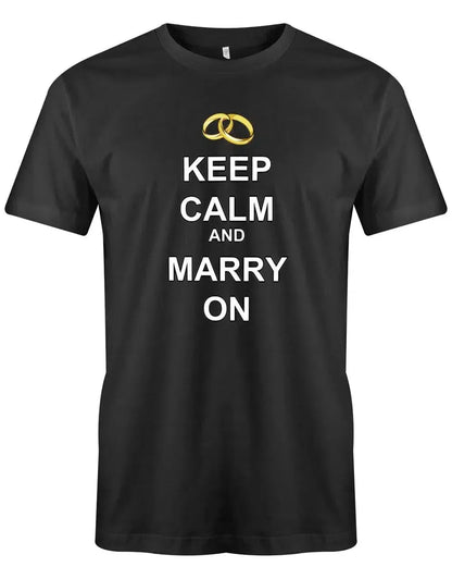 JGA Shirt Männer - Keep Calm and Marry on