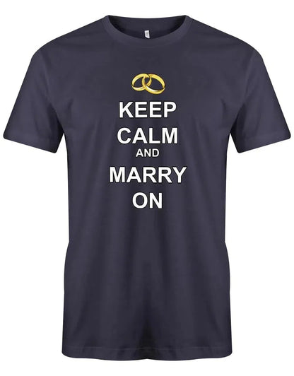 Keep Calm and Marry On – Damen T-Shirt Junggesellinnenabschied