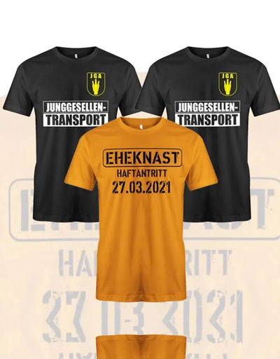 Junggesellenabschied T-Shirts für Männer und Bräutigam Gruppen