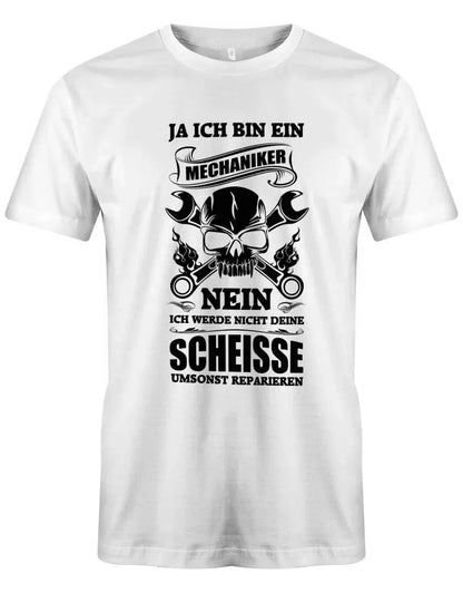 Ja ich bin Mechaniker - Nein nicht umsonst - Herren T-Shirt