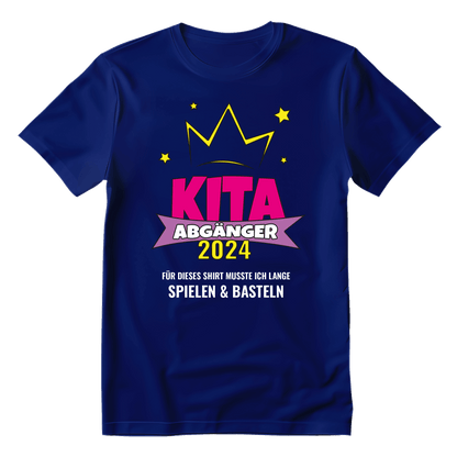 Kita-abgänger-2024-für-diesesshirtmussteichlange-spielen-und-basteln--krone-tshirt-bedruckt-druck