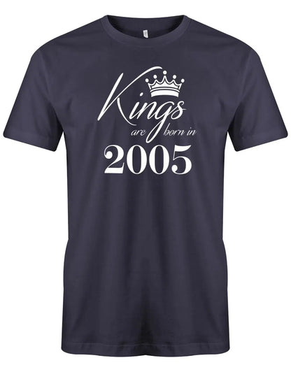 Kings are born in 2005 - 18 Geburtstag Shirt Junge