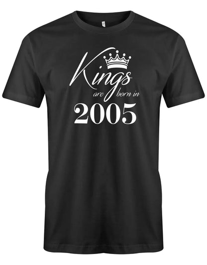 Kings are born in 2005 - 18 Geburtstag Shirt Junge