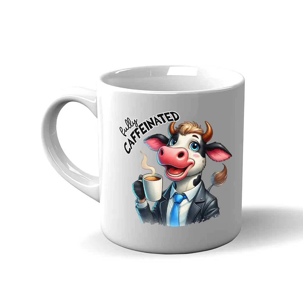 Stimmungswechsel Tasse – Fleckenkuh Nach dem Kaffee