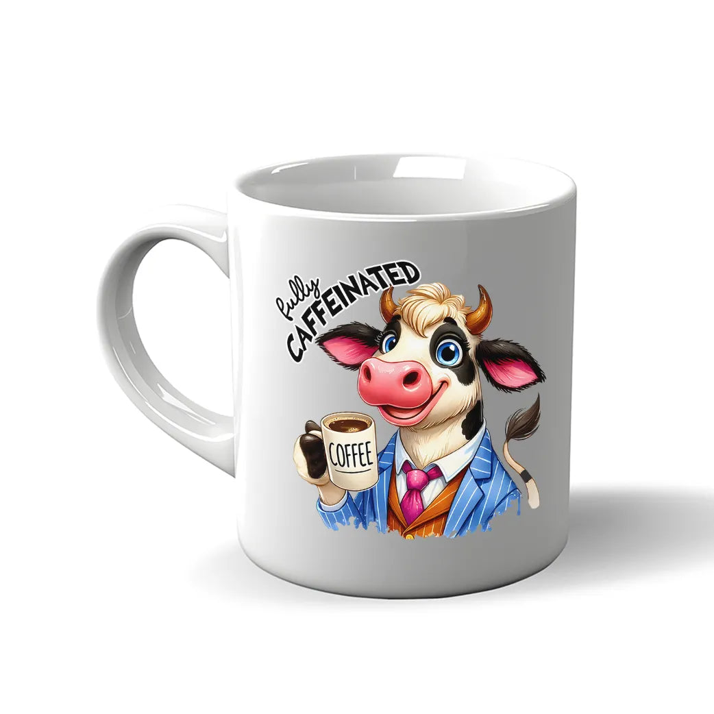 Stimmungswechsel Tasse – Kuh Nach dem Kaffee