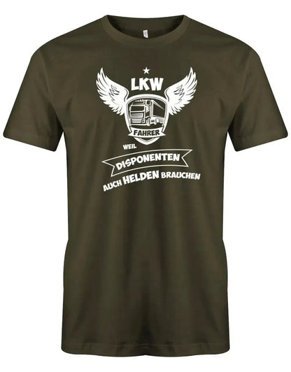 LKW Fahrer weil Disponenten auch Helden brauchen - Herren T-Shirt