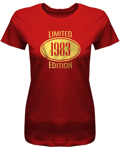 Limited Edition 1983 Gold - Jahrgang 1983 Geschenk Frauen Shirt