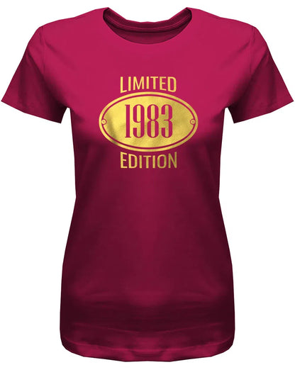 Limited Edition 1983 Gold - Jahrgang 1983 Geschenk Frauen Shirt