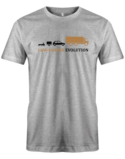 Lkw-Fahrer Evolution - LKW - Herren T-Shirt