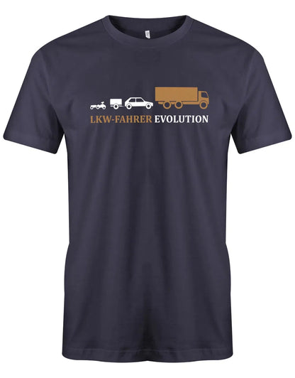 Lkw-Fahrer Evolution - LKW - Herren T-Shirt