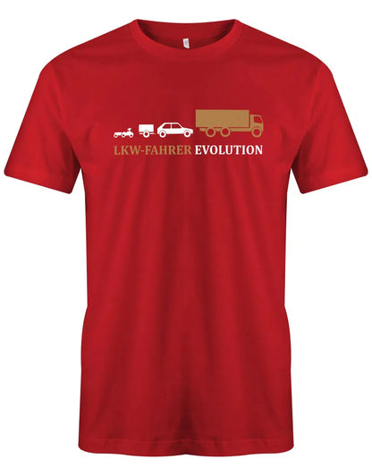 Lkw-Fahrer Evolution - LKW - Herren T-Shirt