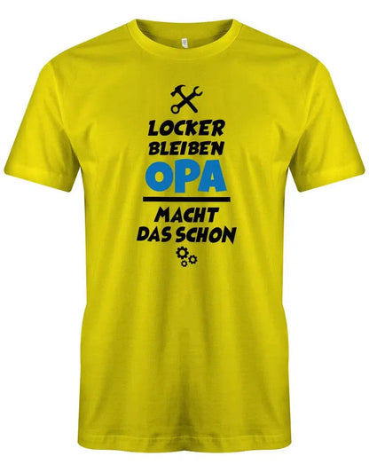 Locker bleiben der Opa macht das schon - Herren T-Shirt