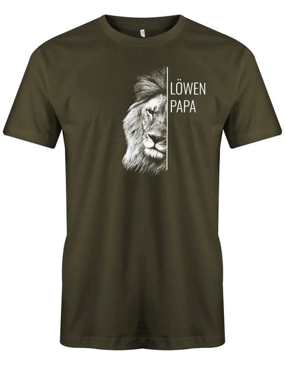 Löwen Papa Shirt Design - Löwenpapa
