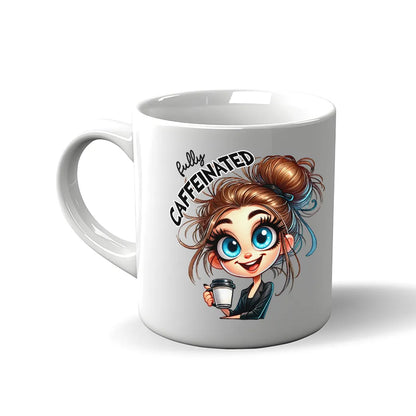 Stimmungswechsel Tasse – Frau Nach dem Kaffee