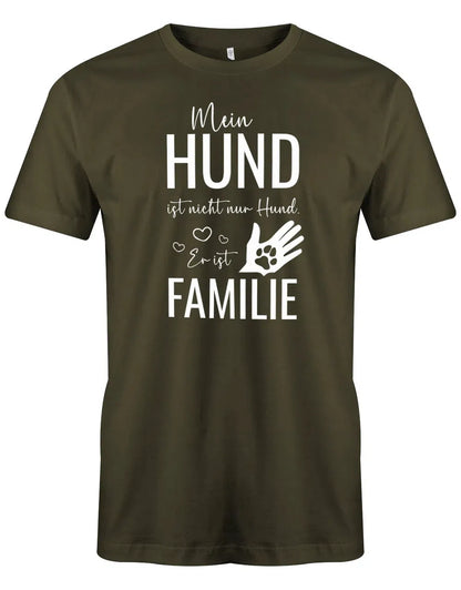 Mein Hund ist nicht nur Hund - Er ist Familie - Herren T-Shirt