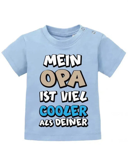 Mein Opa ist viel cooler als Deiner - Baby T-Shirt