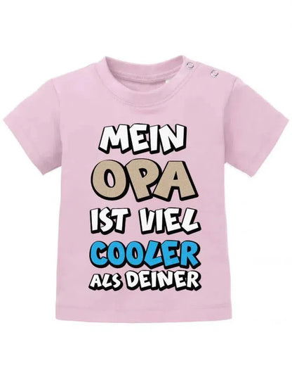 Mein Opa ist viel cooler als Deiner - Baby T-Shirt