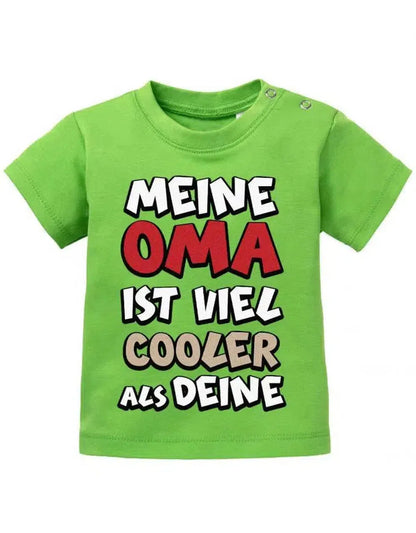Meine Oma ist viel cooler als Deine - Baby T-Shirt
