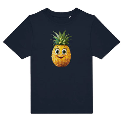 Lustiges Kinder T-Shirt „Ananas Smiley“ – Fruchtiger Spaß für kleine Trendsetter!-tshirt-bedrucken-myShirtStore