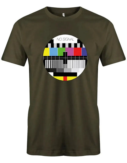 No Signal TV Test Screen - Fun - Herren T-Shirt