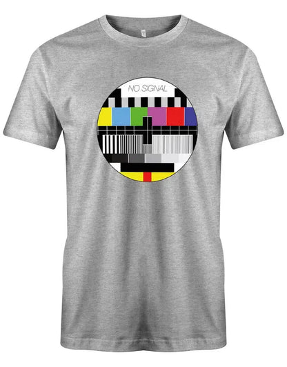 No Signal TV Test Screen - Fun - Herren T-Shirt