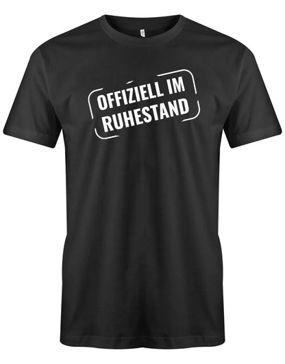 Offiziell Im Ruhestand Stempel Style - Männer Rentner T-Shirt