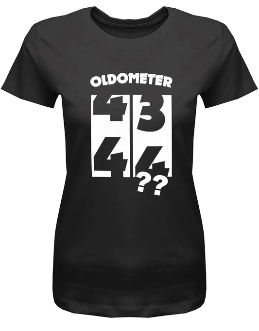 Oldometer zum Wunschalter Geburtstag - Alterszähler - Geschenk - DamenT-Shirt