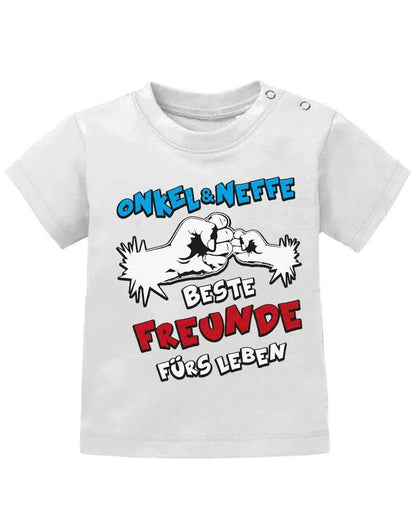 Onkel und Neffe - Beste Freunde fürs Leben - Comic - Baby T-Shirt