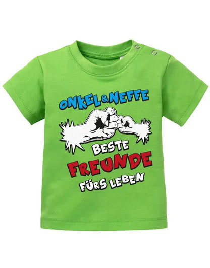 Onkel und Neffe - Beste Freunde fürs Leben - Comic - Baby T-Shirt