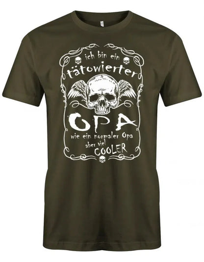 Opa Herren T-Shirt - Ich bin ein tätowierter Opa Classic - Geschenk für Opa