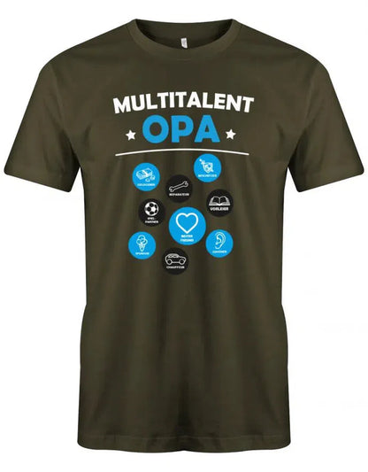 Opa Herren T-Shirt - Multitalent Opa - Geschenk für Opa