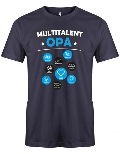 Opa Herren T-Shirt - Multitalent Opa - Geschenk für Opa