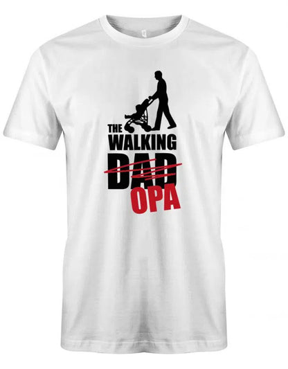 Opa Herren T-Shirt - The walking Dad durchgestrichen Opa - Geschenk für Opa