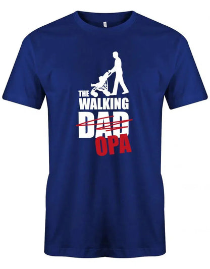 Opa Herren T-Shirt - The walking Dad durchgestrichen Opa - Geschenk für Opa